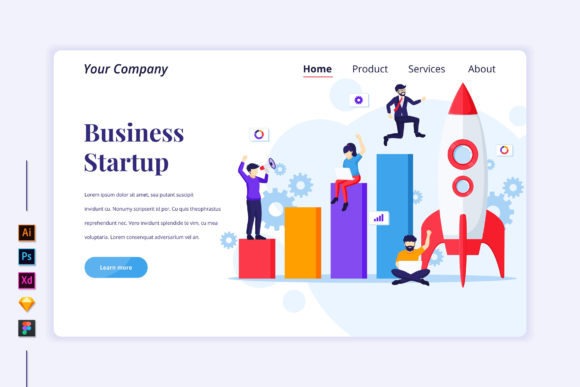Accelerating Your Launch: Integrating Business Startup Flat Illustrations into Modern Workflows