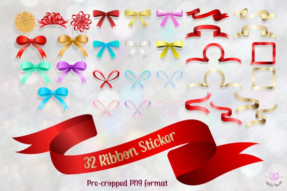 Elevate Your Designs: The Complete Guide to High-Resolution Ribbon Bow Sticker Clip Art
