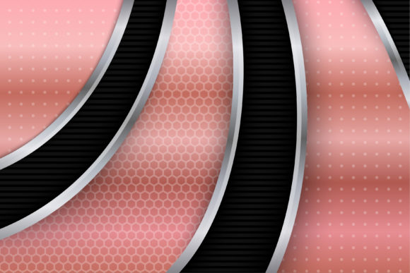 Elevating Visual Identity with a Colorful Curve Background Line Pattern