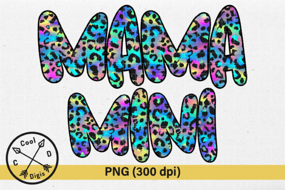 Unleashing Creativity with the Mama and Mini Neon Leopard Design