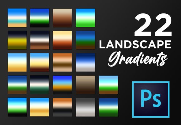 Unlock Visual Depth with the Photoshop Landscape Gradient Collection