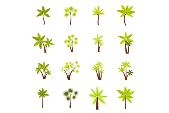 Why the Tree Icons Set, Flat Style Is a Must-Have for Modern Digital Design
